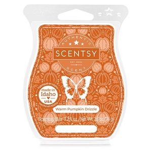 Scentsy Warm Pumpkin Drizzle Wax Bar *DISCONTINUED*